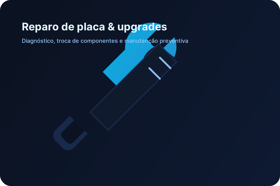 Ilustração de ferramentas de reparo